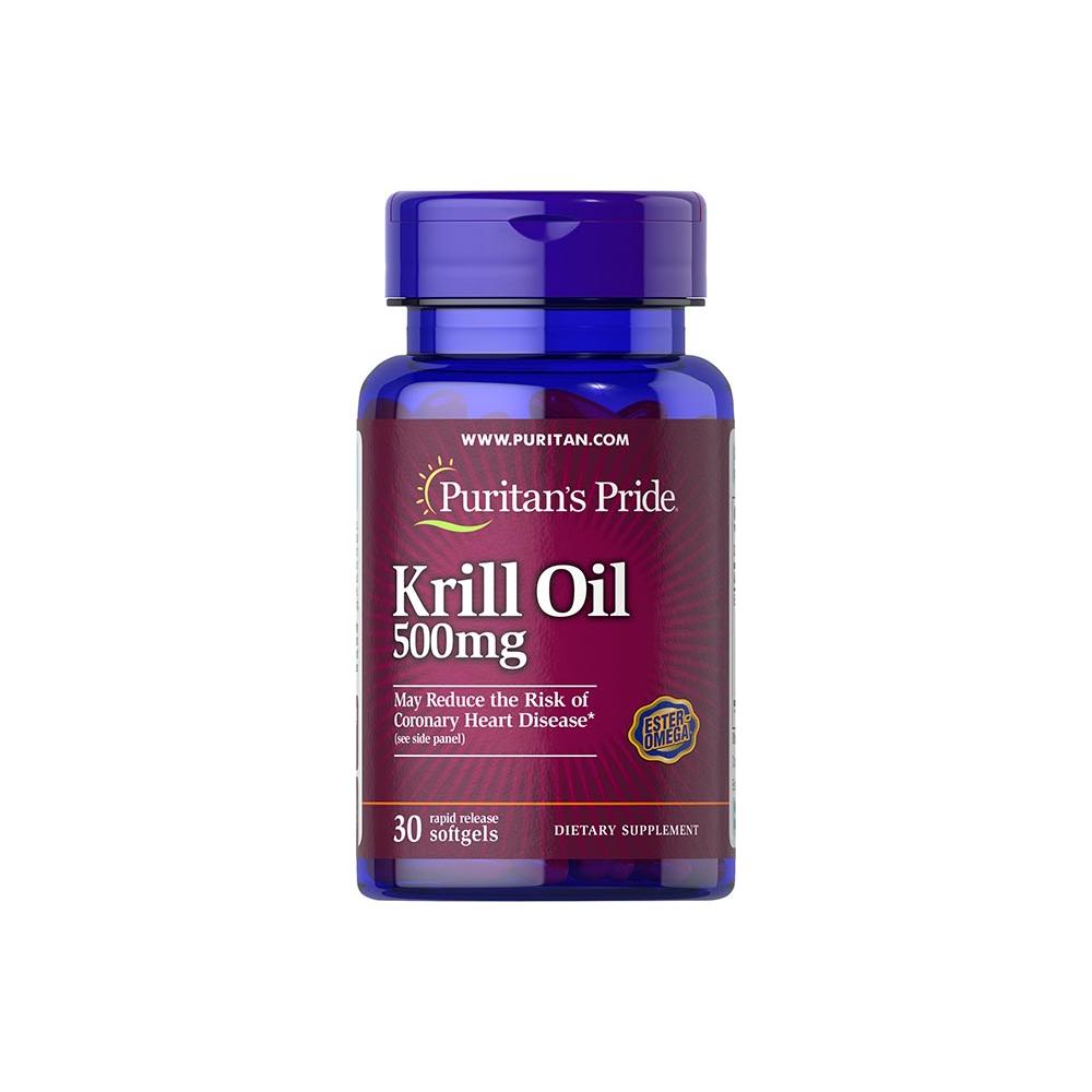 Puritan's Pride - Krill Oil 500 mg - 30 Softgels