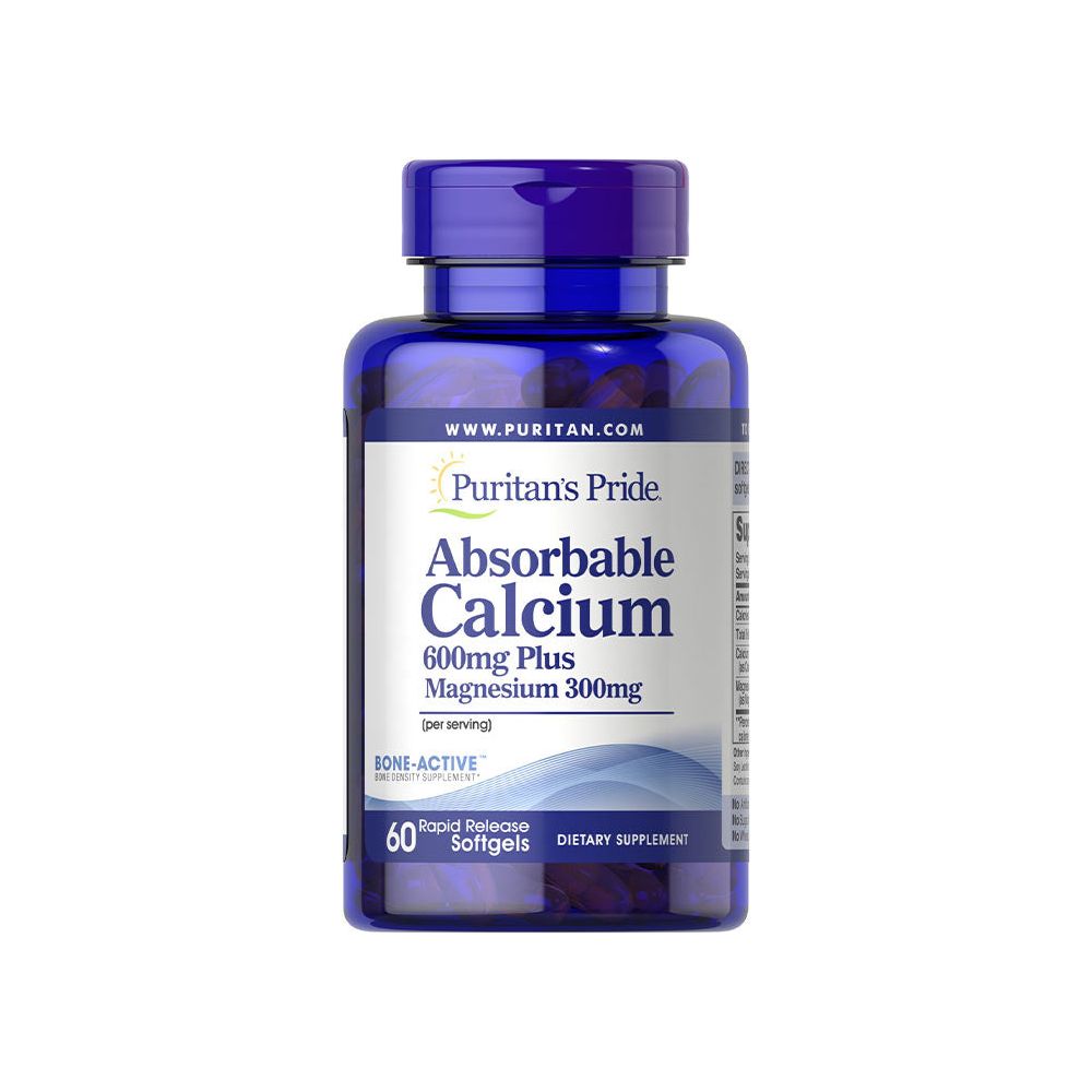 Puritan's Pride - Absorbable Calcium 600 mg plus Magnesium 300