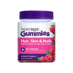 Natrol - Hair, Skin & Nails, Raspberry - 90 Gummies