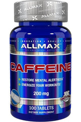 AllMax Nutrition - Caffeine, 200mg - 100 tablets