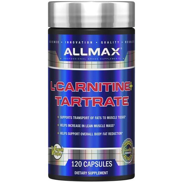 AllMax Nutrition - L-Carnitine + Tartrate - 120 caps