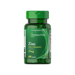 Puritan's Pride - Zinc 25 mg - 100 Tablets