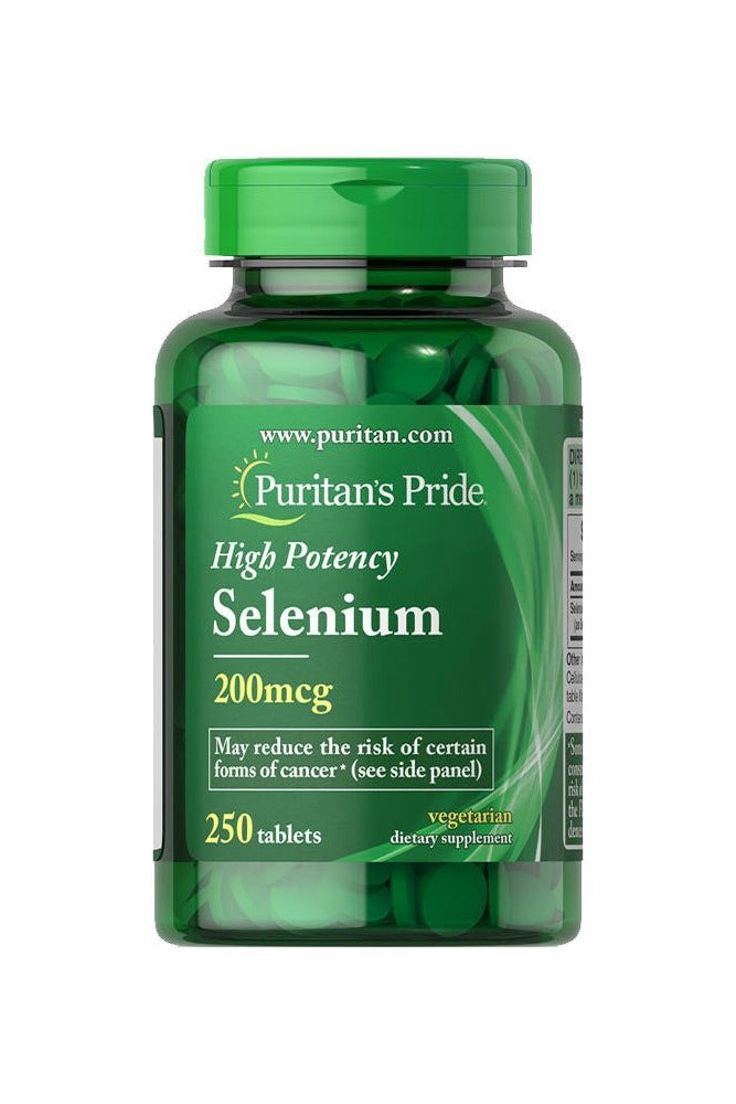 Puritan's Pride - Selenium 200 mcg - 250 Tablets