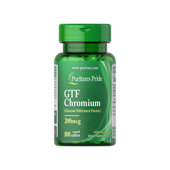 Puritan's Pride - GTF Chromium 200 mcg - 100 Tablets