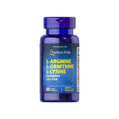 Puritan's Pride - L-Arginine L-Ornithine L-Lysine - 60 Caplets