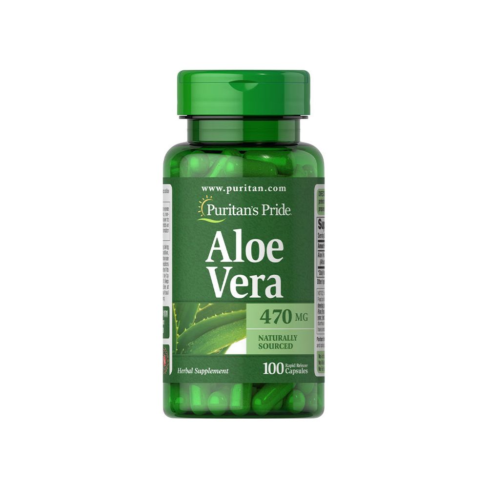 Puritan's Pride - Aloe Vera 470 mg - 100 Capsules