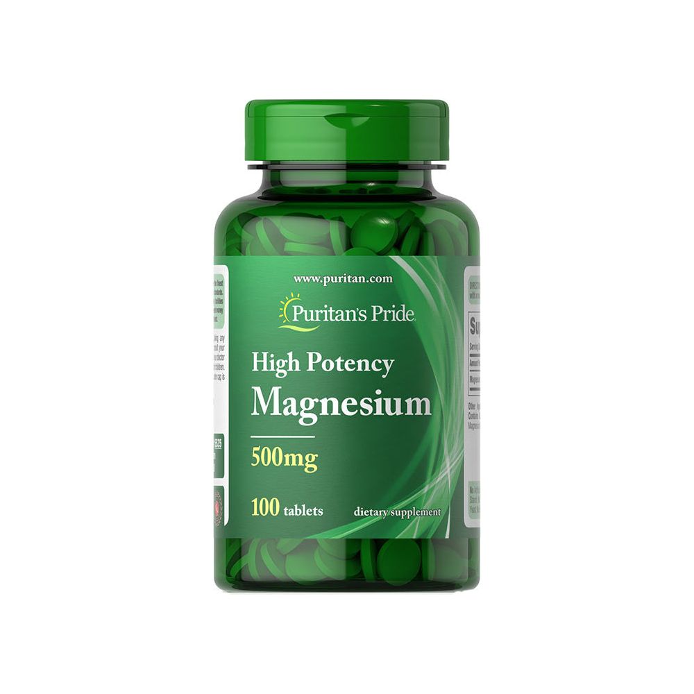 Puritan's Pride - Magnesium 500 mg - 100 Tablets