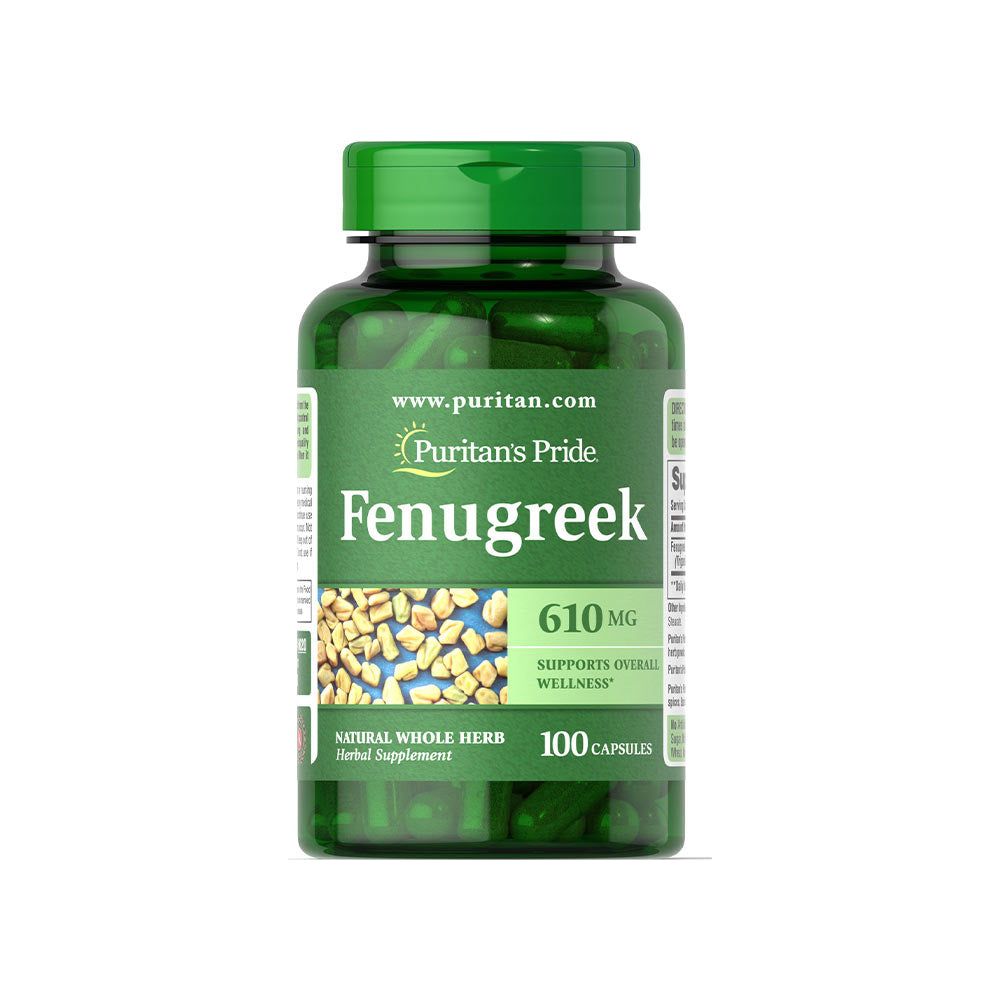 Puritan's Pride - Fenugreek 610 mg - 100 Capsules