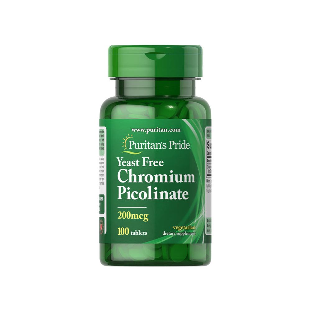 Puritan's Pride - Chromium Picolinate 200 mcg Yeast Free - 100