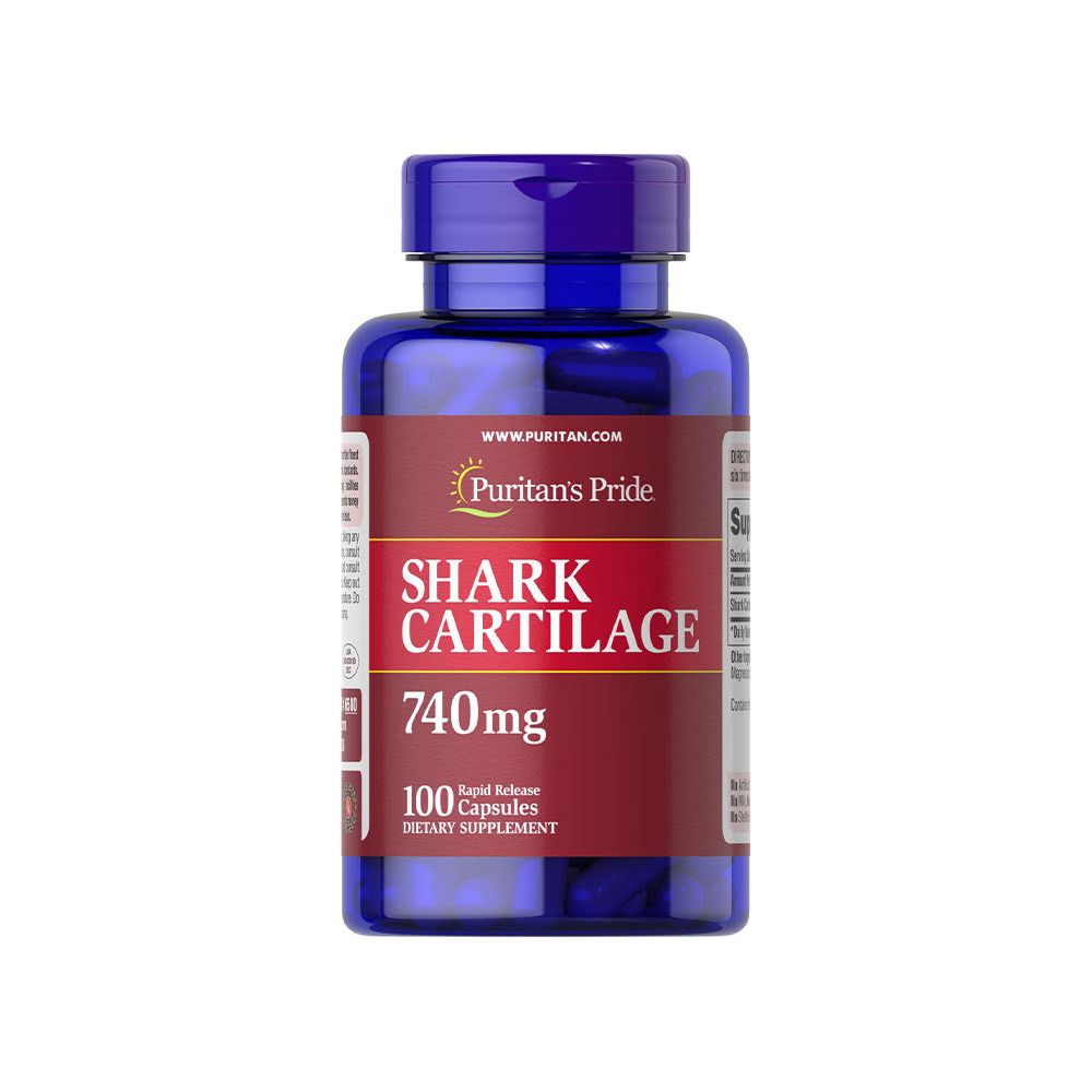 Puritan's Pride - Shark Cartilage 740 mg - 100 Capsules