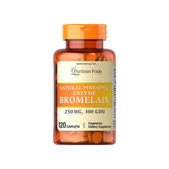 Puritan's Pride - Bromelain 500 mg 300 GDU/gram - 120 Caplets