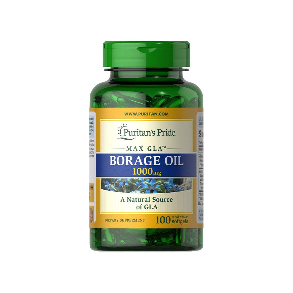 Puritan's Pride - Borage Oil 1000 mg - 100 Softgels