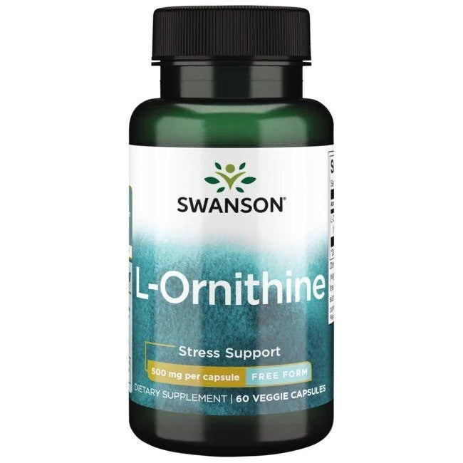 Swanson - L-Ornithine Amino Acid, 500mg - 60 vcaps