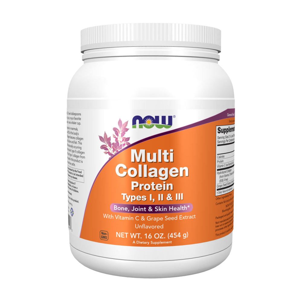 Now Foods - Multi Collagen Protein Types I, II & III Powder -