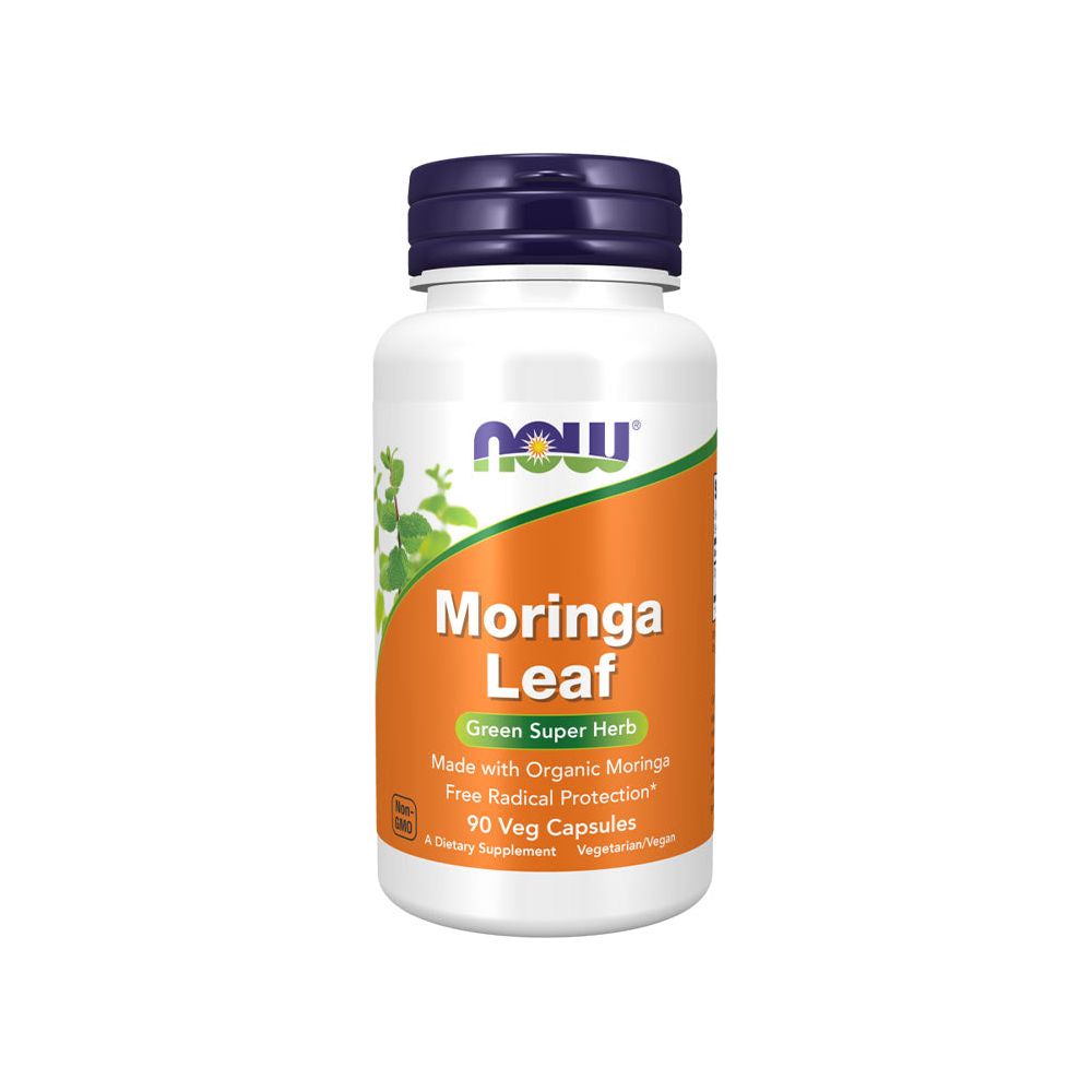 Now Foods - Moringa Leaf - 90 Capsules