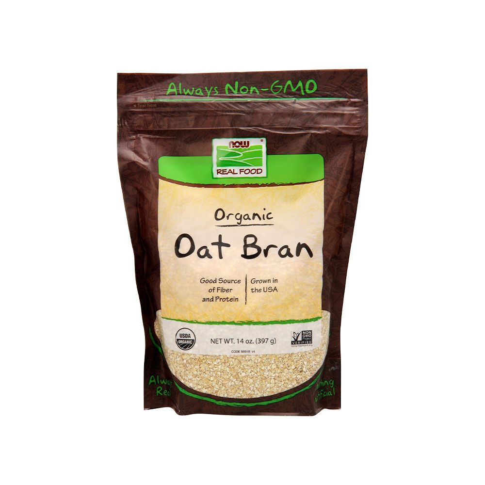 Now Foods - Oat Bran, Organic - 397 g