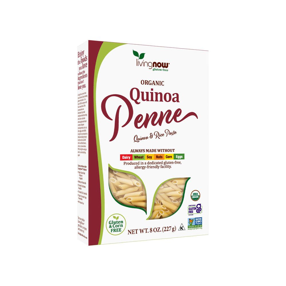 Now Foods - Quinoa Penne Pasta, Organic - 227 g