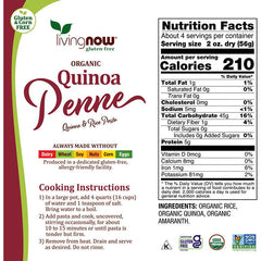 Now Foods - Quinoa Penne Pasta, Organic - 227 g