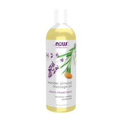 Now Foods - Lavender Almond Massage Oil - 473 ml