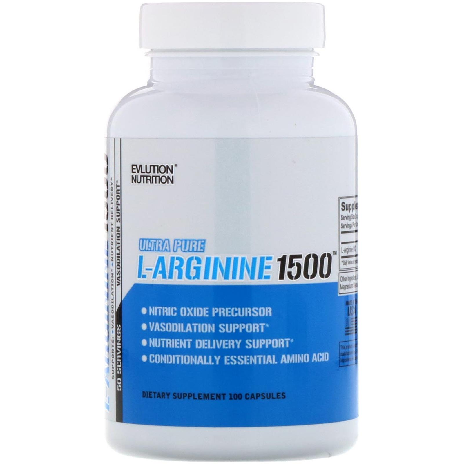 EVLution Nutrition - L-Arginine 1500 - 100 caps