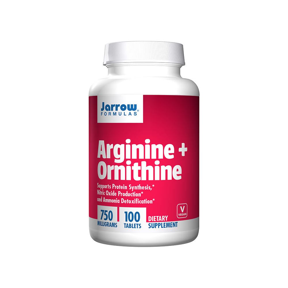 Jarrow Formulas - Arginine + Ornithine 750 mg - 100 Tablets