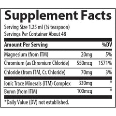 Trace Minerals - Liquid Ionic Chromium 550 mcg - 59 ml