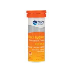 Trace Minerals - Max-Hydrate Energy, Orange - 10 Effervescent