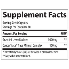 Trace Minerals - TMAncestral Beef Liver - 180 Capsules