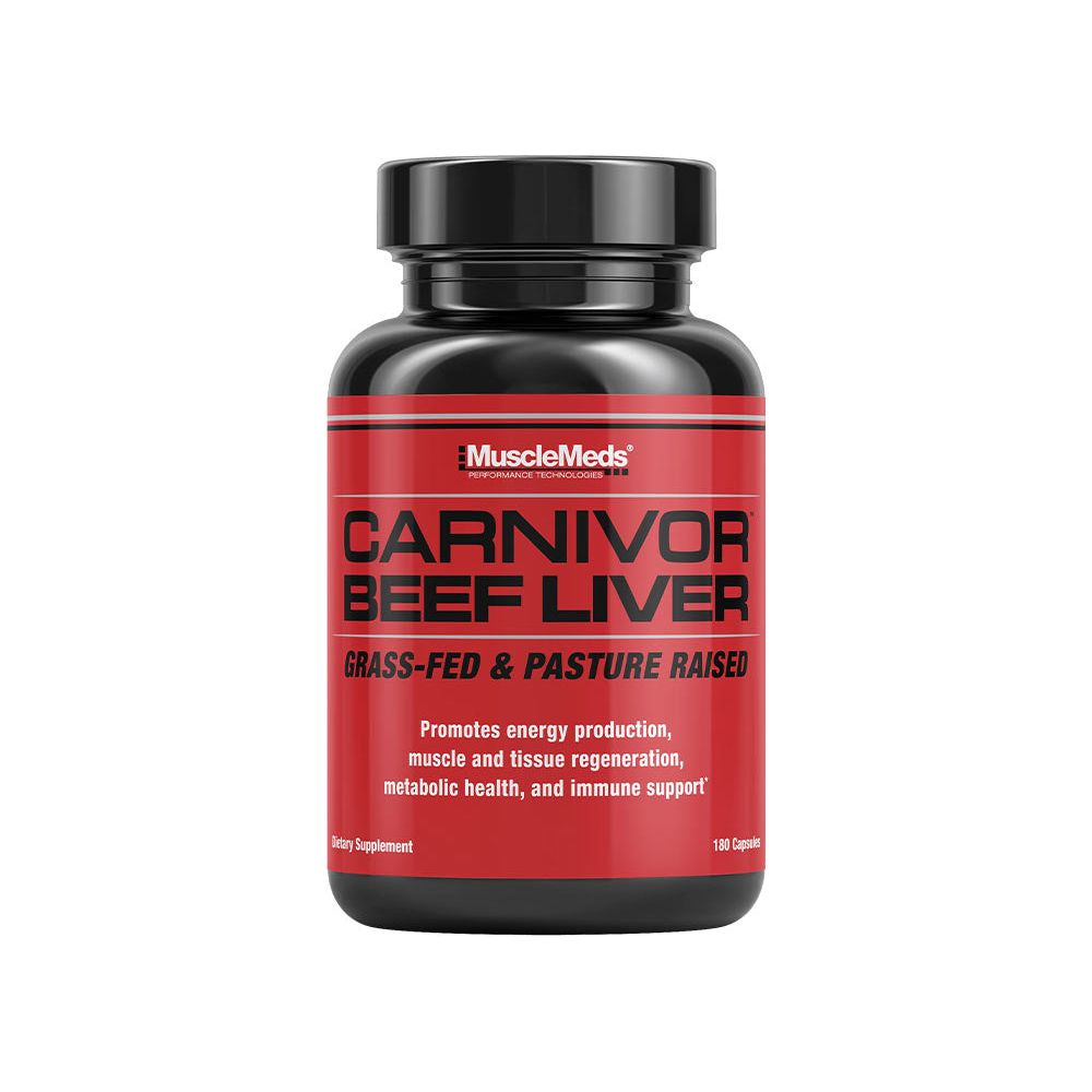 MuscleMeds - Beef Liver - 180 Capsules