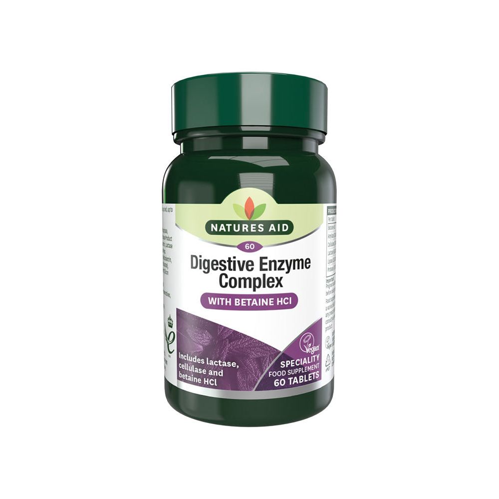 Natures Aid - Digestive Enzyme Complex - 60 Tablets