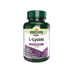 Natures Aid - L-Lysine 1000 mg - 60 Tablets