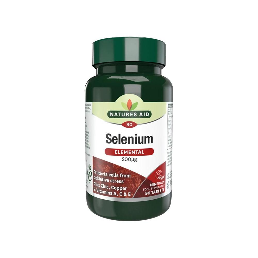 Natures Aid - Selenium 200 mcg - 90 Tablets