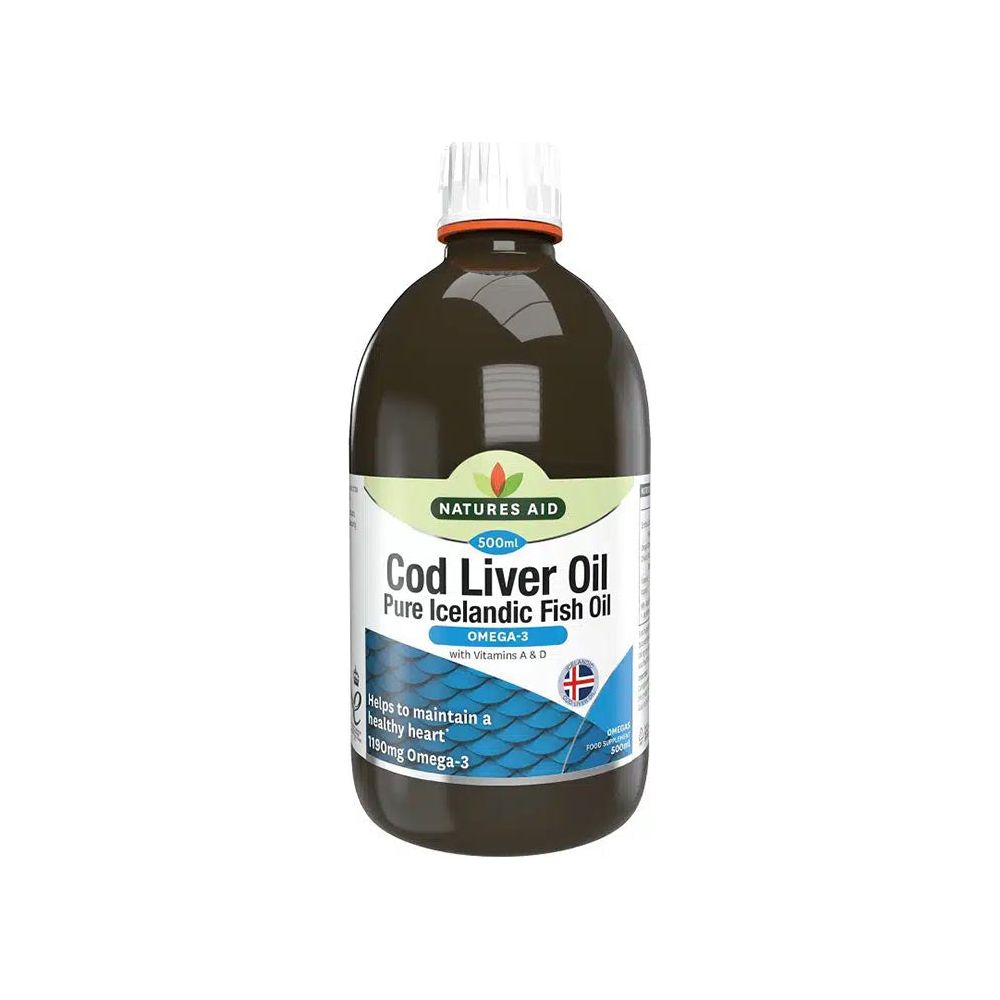 Natures Aid - Cod Liver Oil - 500 ml