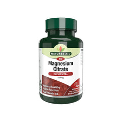 Natures Aid - Magnesium Citrate - 60 Capsules