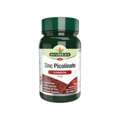 Natures Aid - Zinc Picolinate 15 mg - 30 Tablets