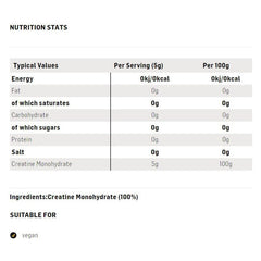 Science in Sport - Creatine Powder, Unflavored - 400 g