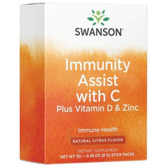 Swanson - Immunity Assist with C Plus Vitamin D & Zinc, Citrus