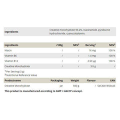 Peak - Creatine Monohydrate - 500 g