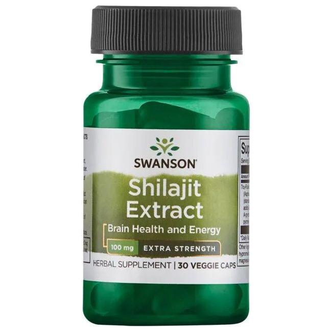 Swanson - Shilajit Extract, 100mg - 30 vcaps