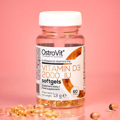 OstroVit - Vitamin D3 2000 IU - 60 Softgels