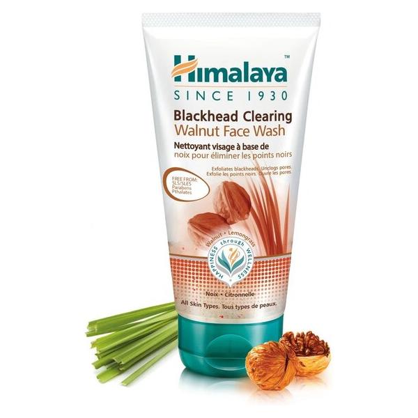 Himalaya - Blackhead Clearing Walnut Face Wash - 150 ml.