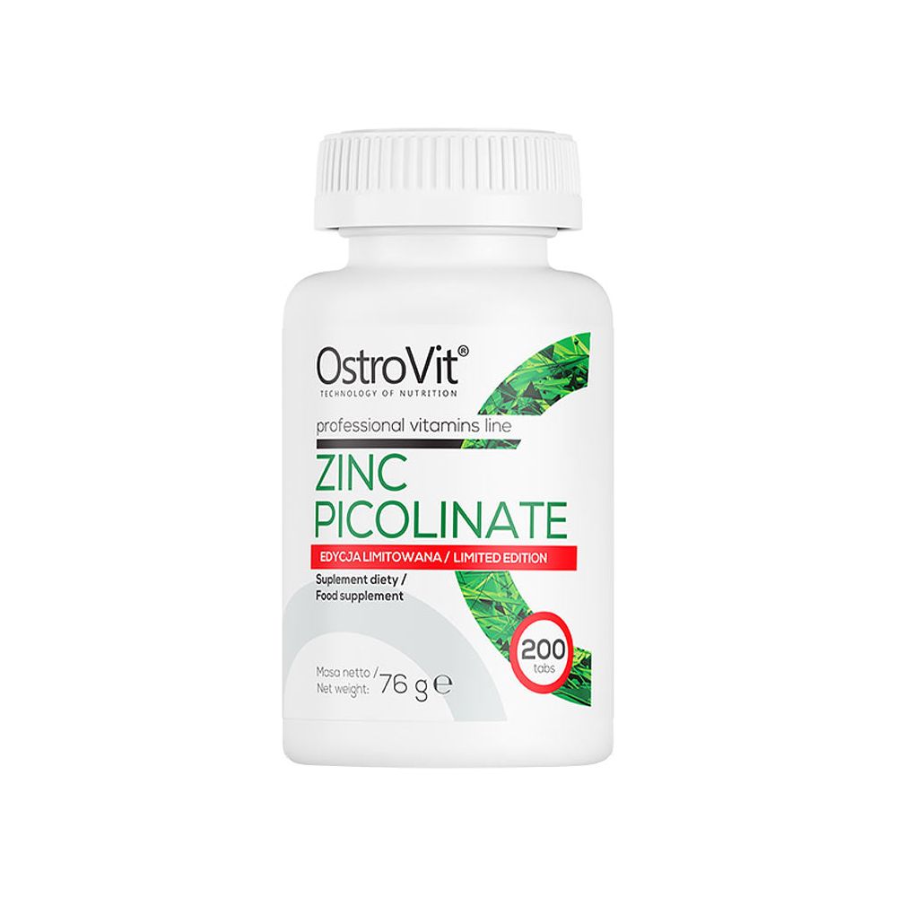 OstroVit - Zinc Picolinate LIMITED EDITION - 200 Tablets