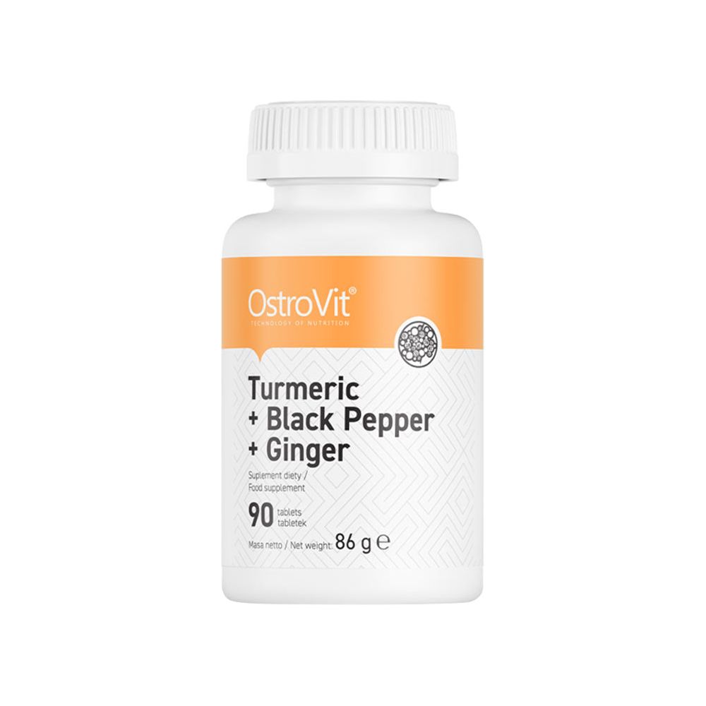 OstroVit - Turmeric + Black Pepper + Ginger - 90 Tablets