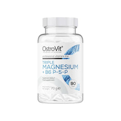 OstroVit - Triple Magnesium + B6 P-5-P - 90 Capsules