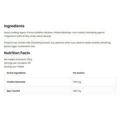 OstroVit - Choline + Inositol - 90 Tablets