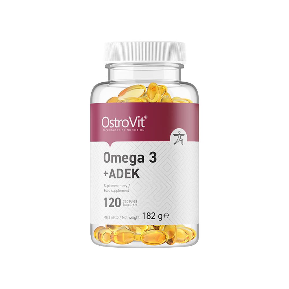 OstroVit - Omega 3 + ADEK - 120 Capsules