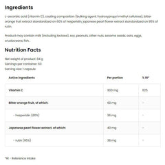 OstroVit - Vitamin C + Hesperidin + Rutin - 60 Capsules
