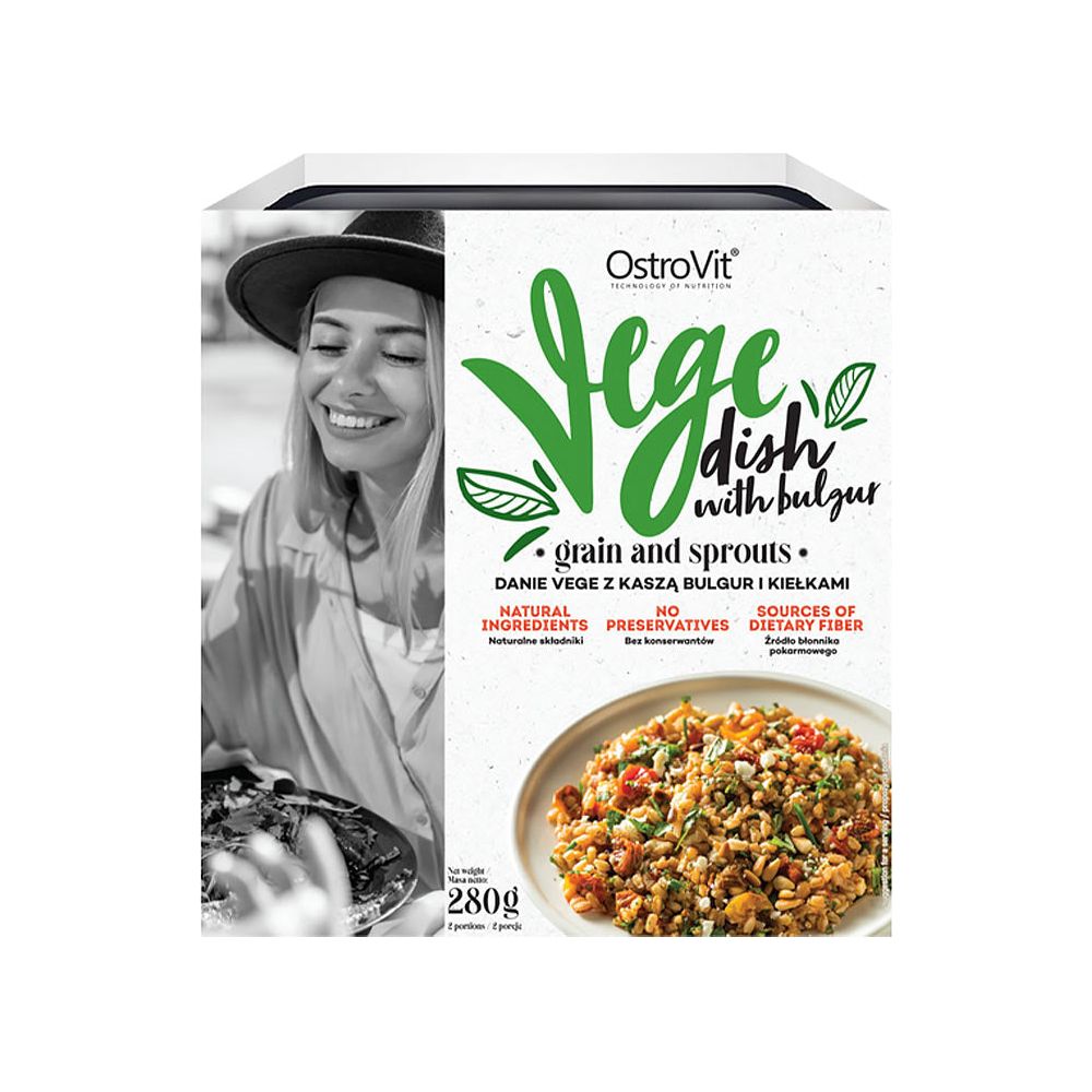 OstroVit - VEGE Dish with Bulgur Grain and Sprouts - 280 g