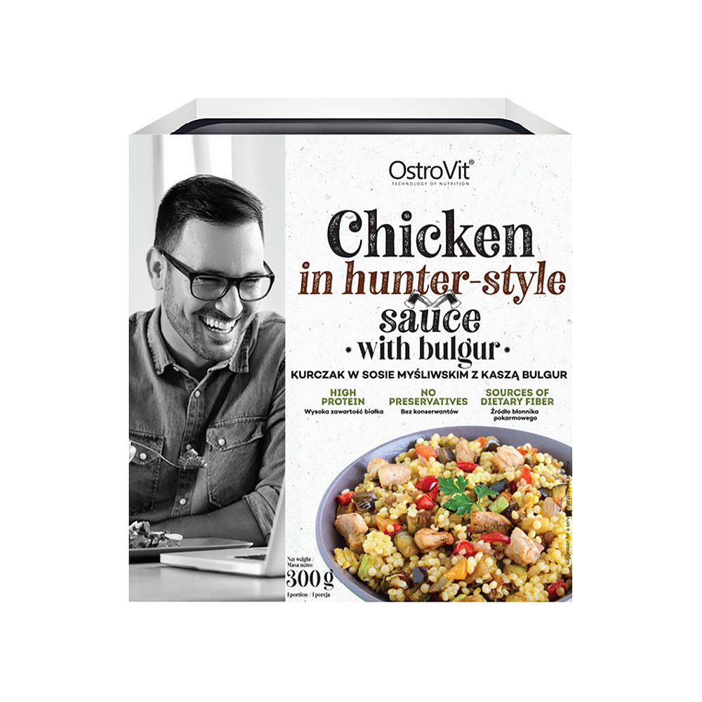 OstroVit - Chicken dish in hunter-style sauce with bulgur - 300