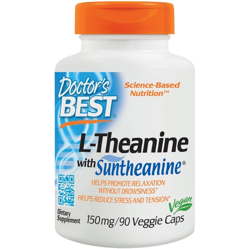 Doctor's Best - L-Theanine with Suntheanine, 150mg - 90 vcaps